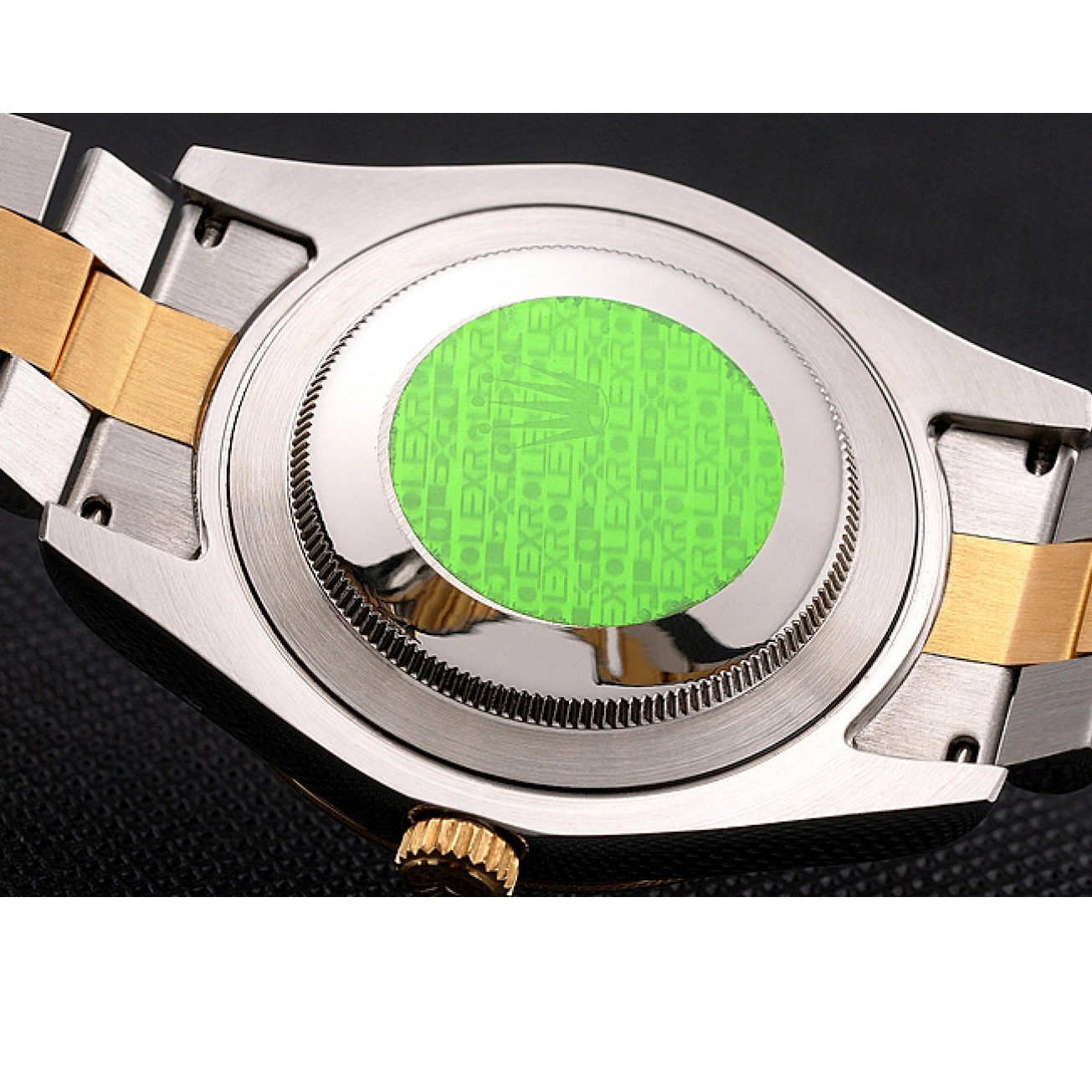 AAA Replica Watches And Gold Stainless Dial Tone Bracelet Datejust Bezel Case Two Steel Swiss Rolex 0824
